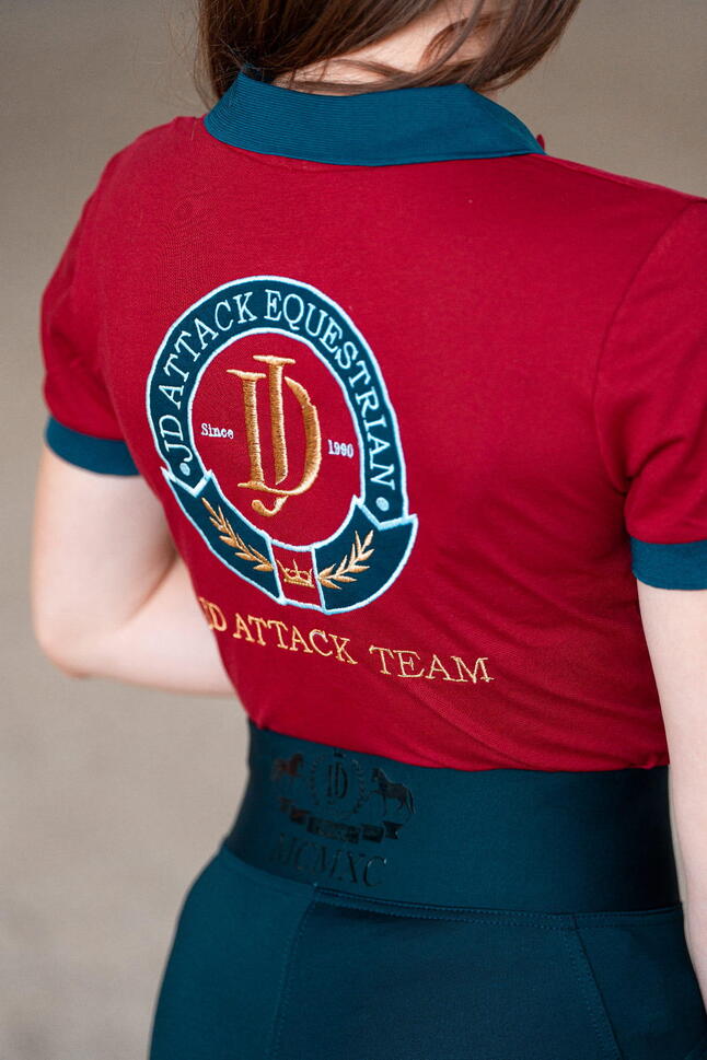 Koszulka polo damska JD ATTACK Pollyanna z krótkim rękawem