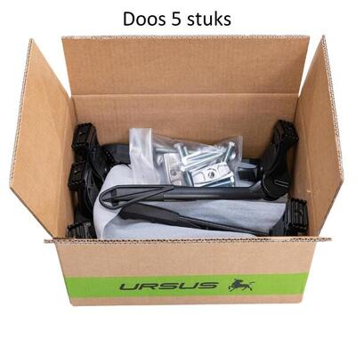 Ursus dubbele middenstandaard jumbo 26 inch zwart (set van 5)