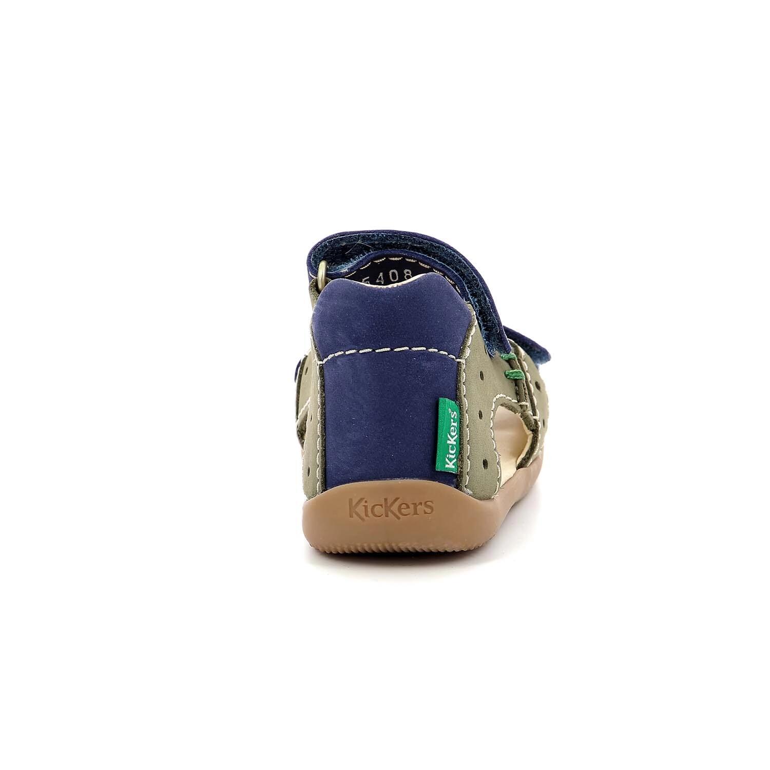 Sandały dziecięce Kickers BOPING-2 KAKI BLEU dziecięce 5/5