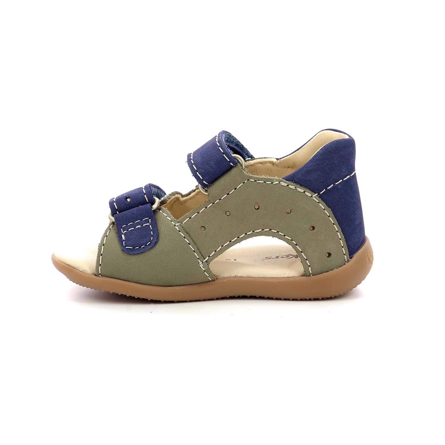 Sandały dziecięce Kickers BOPING-2 KAKI BLEU dziecięce 2/5