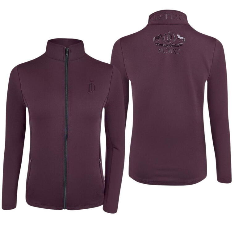 Bluza techniczna do jazdy konnej JD ATTACK Cecile z zamkiem