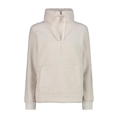 Dames sweatshirt met halve rits cmp