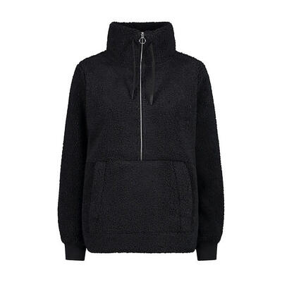 Dames sweatshirt met halve rits cmp