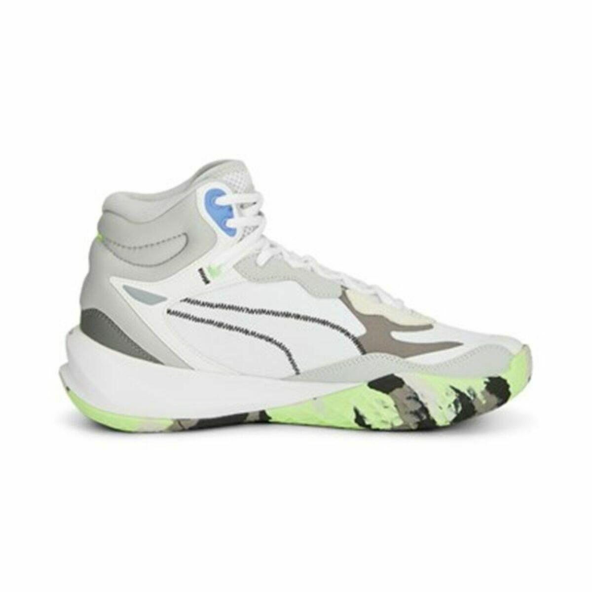 Zapatillas de Baloncesto para Adultos Puma Playmaker Pro Mid Blanco 2/5