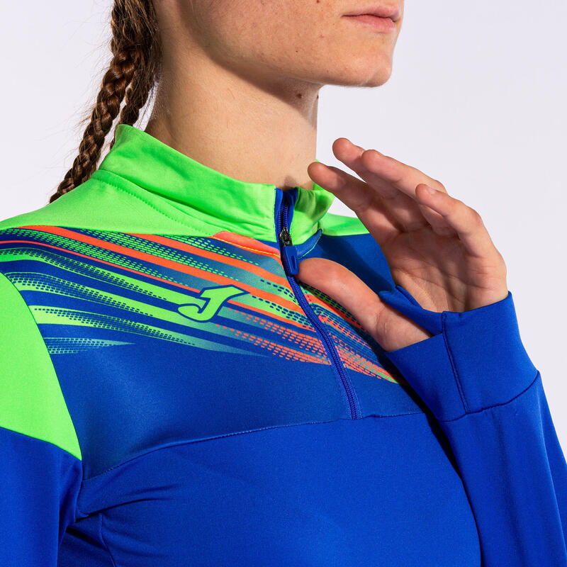 Sweat-Shirt Running Femme Joma Elite X Bleu Roi