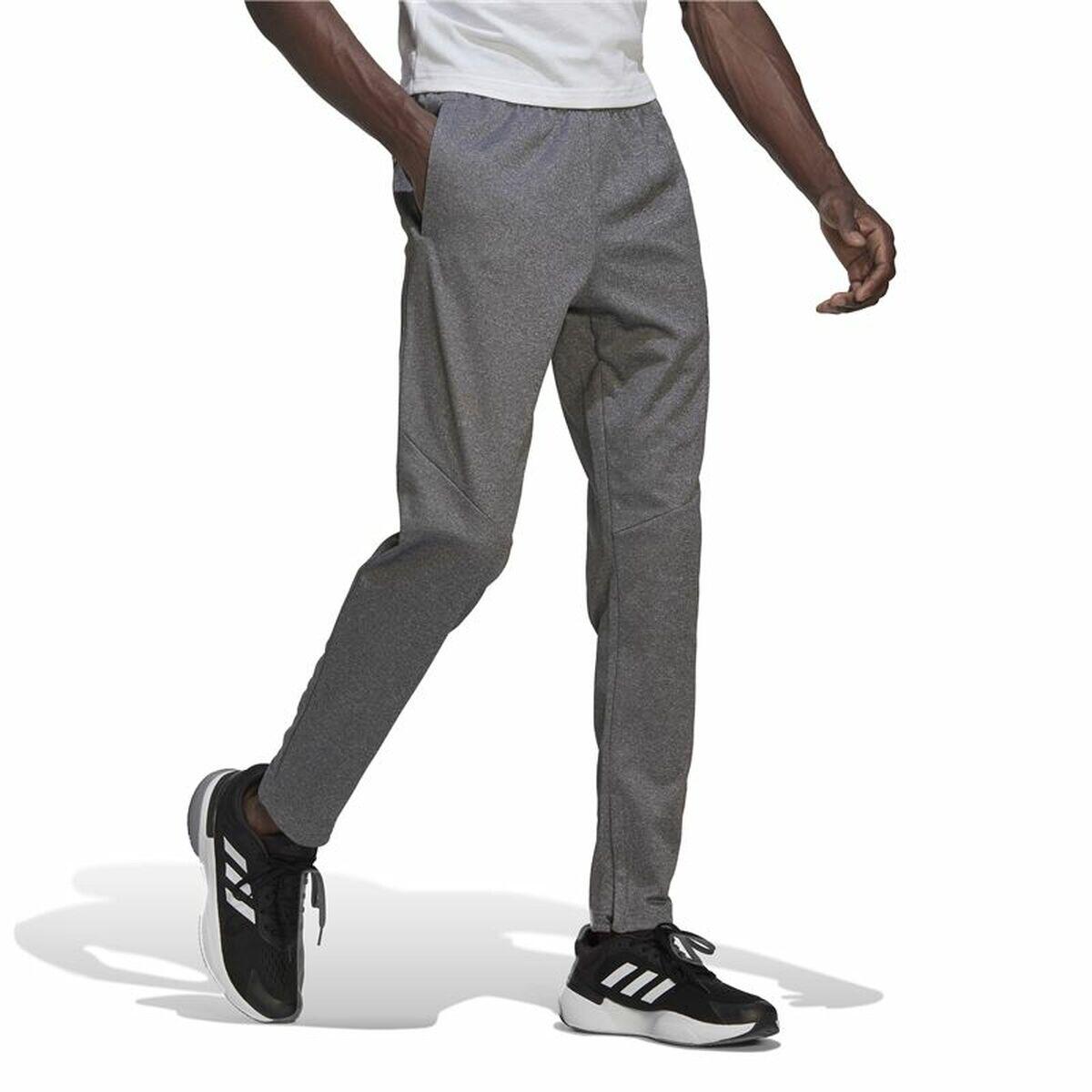 Pantalón Largo Deportivo Adidas Aeroready Game And Go Gris 4/5