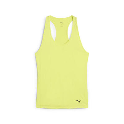 Tad essentials tanktop met racerback voor dames puma lemon sherbert yellow