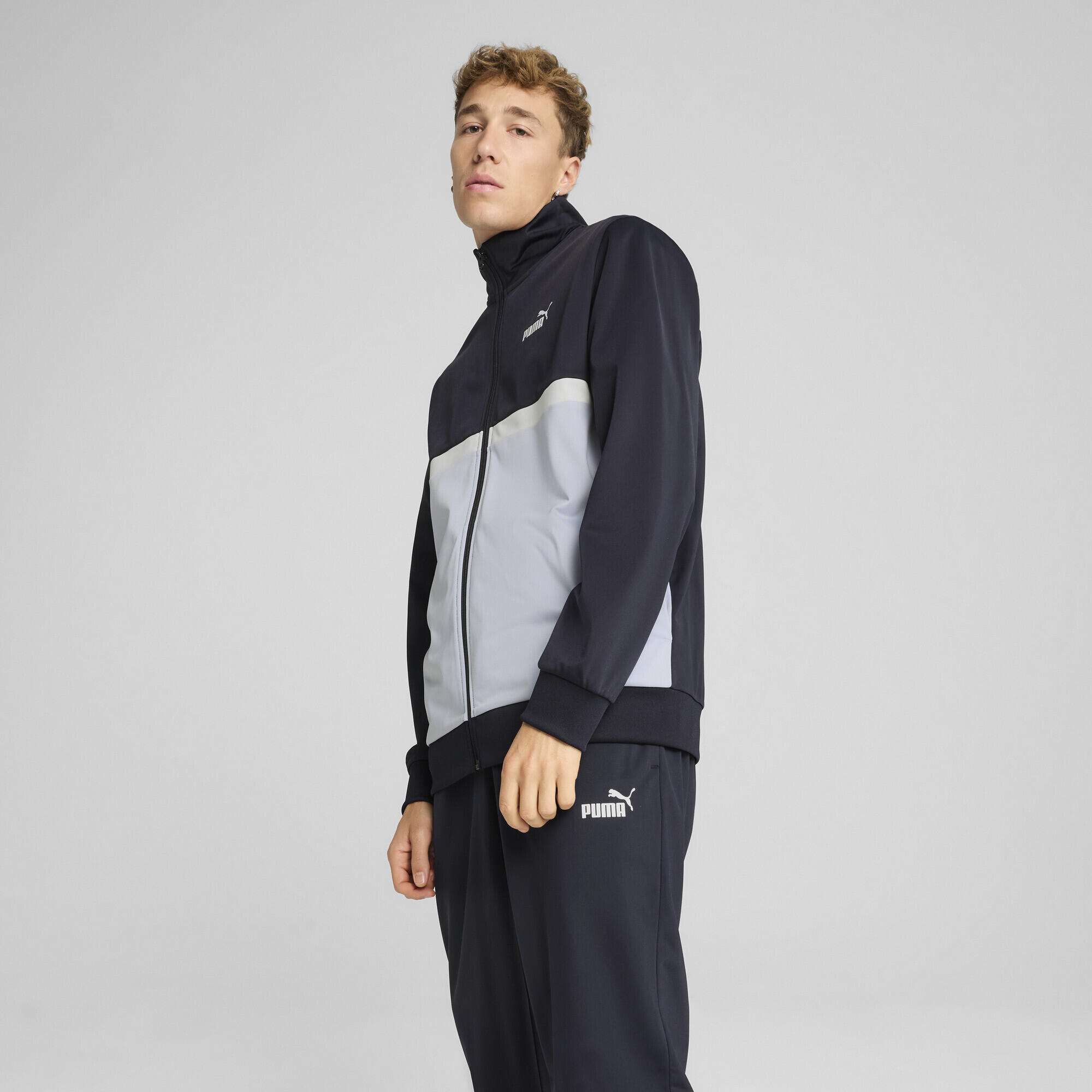 Puma Herren Trainingsanzug Poly Colorblock Suit 684850 4/7