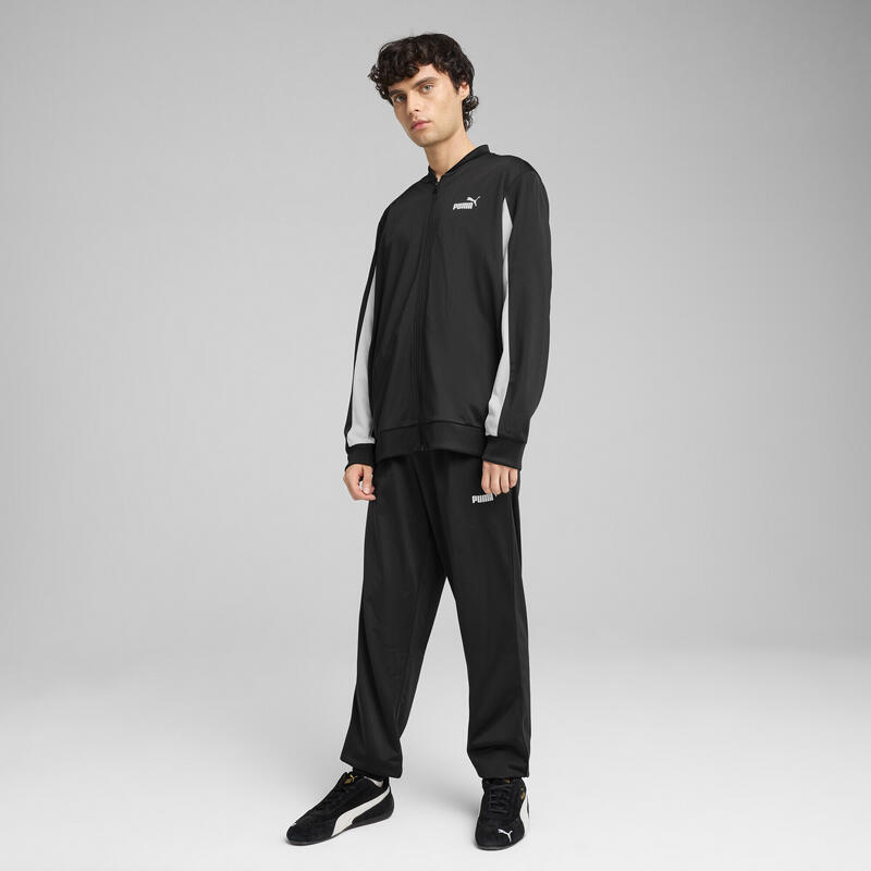Survêtement style baseball en poly Homme PUMA Black