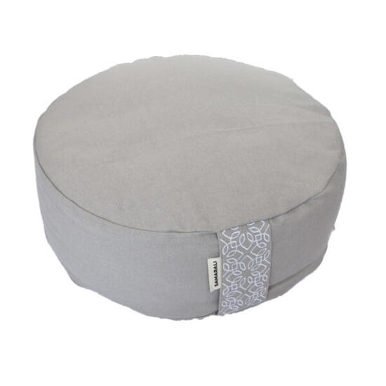 Samarali Cuscino da meditazione rotondo - Château Grey XL