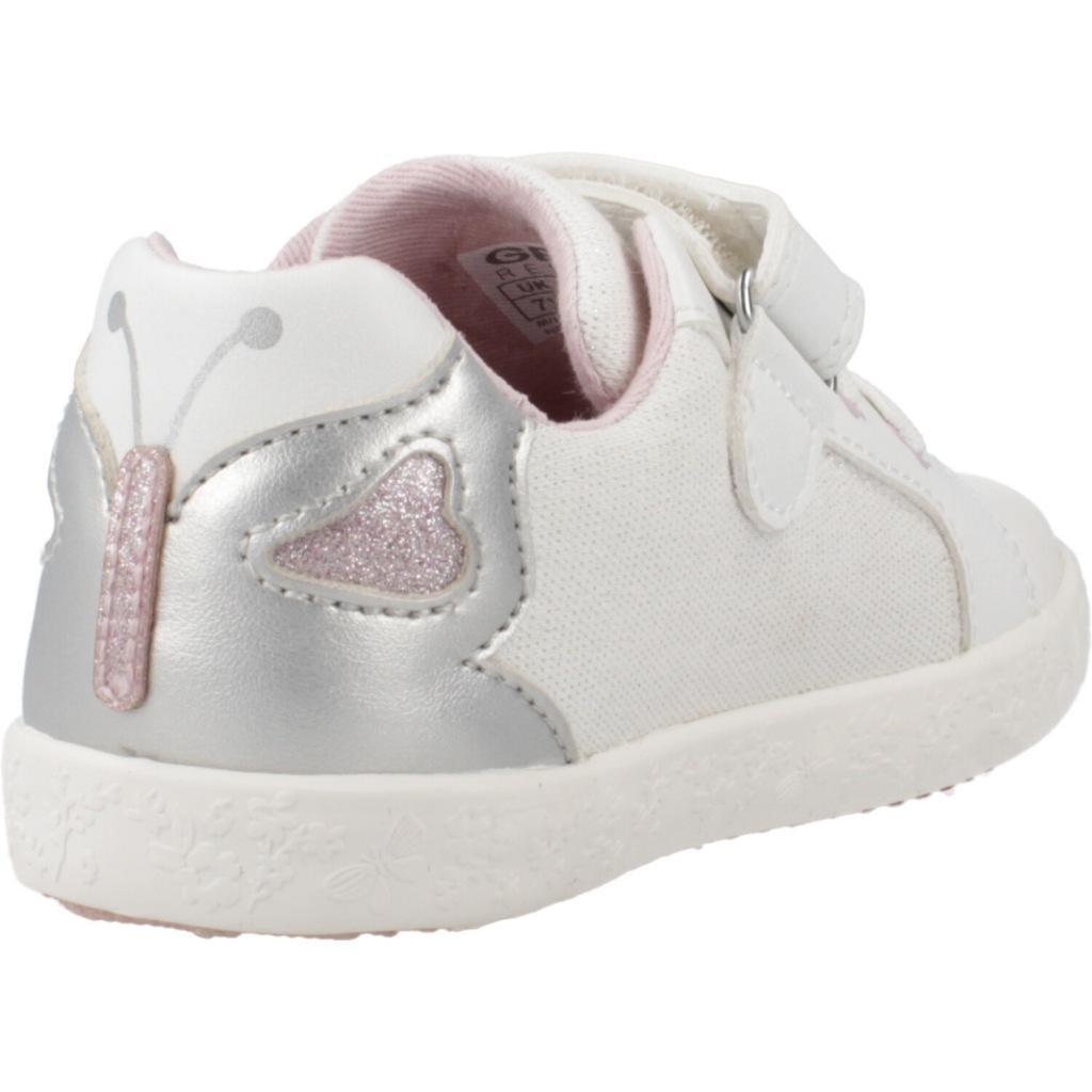 Baskets Geox Modèle B Gisli Girl Couleur Blanc 3/5