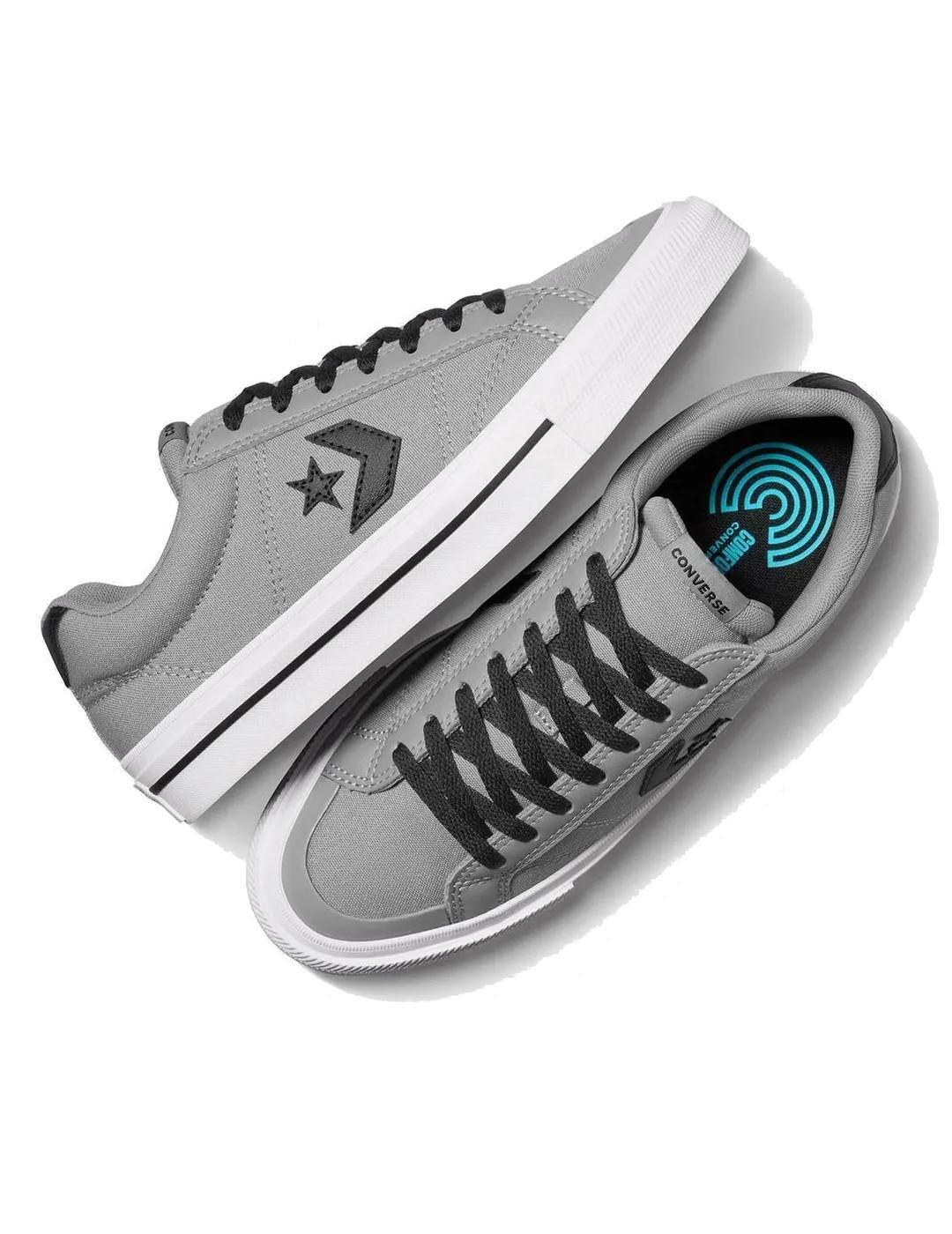 Chaussures de sport décontractées pour hommes Converse gris 3/5