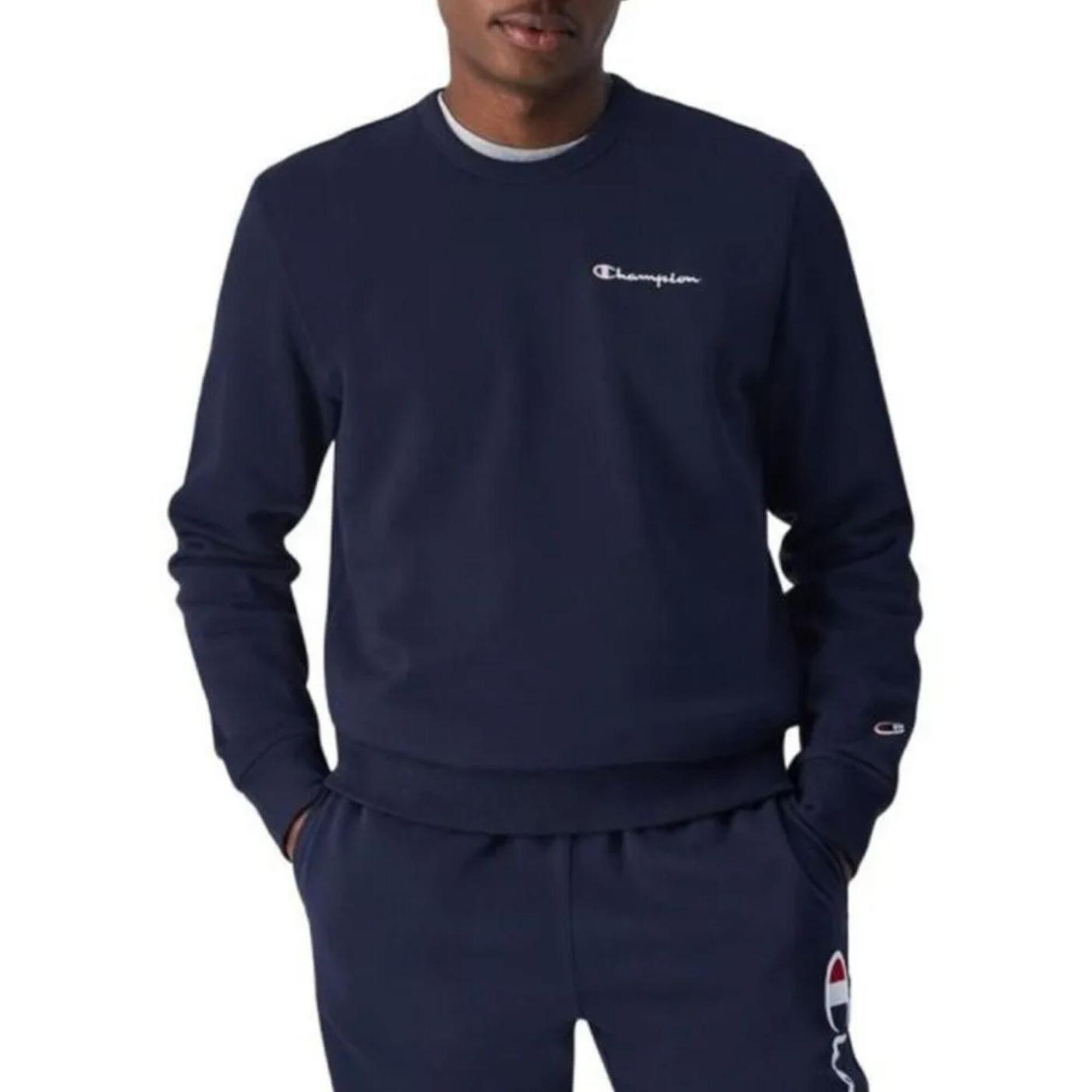 Champion - Sweatshirts Polaires Pour Hommes Champion Crewneck En Bleu Marine - Pull - Bleu - Grand - Decathlon