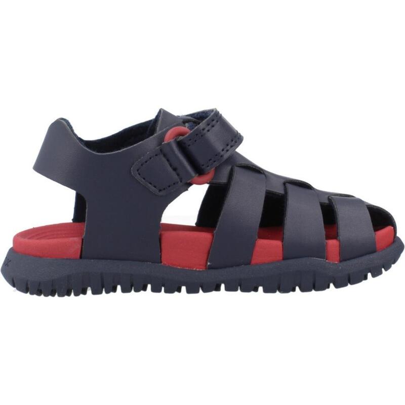 Sandały Geox Model B Sandal Fusbetto Bo Kolor Niebieski