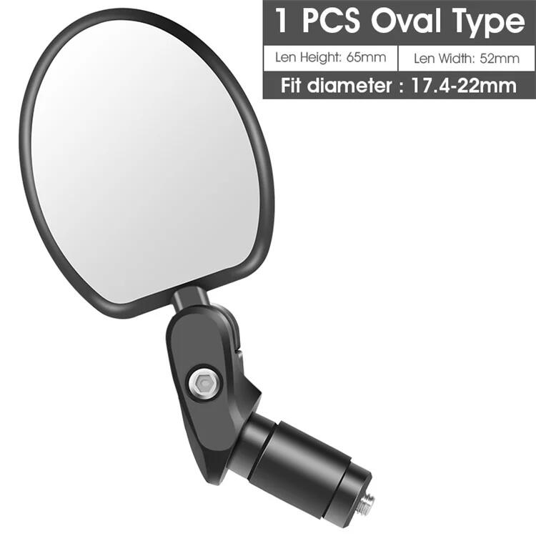 Rétroviseur de Vélo 360° Réglable Grand Angle Guidon Ovale 2/3