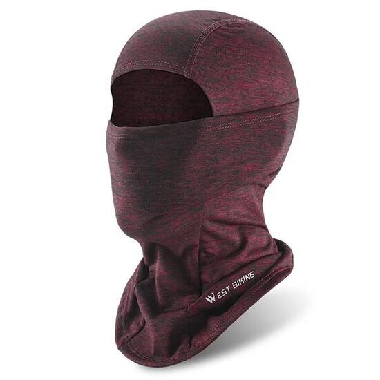 Balaclava roja vino caliente para todo el rostro