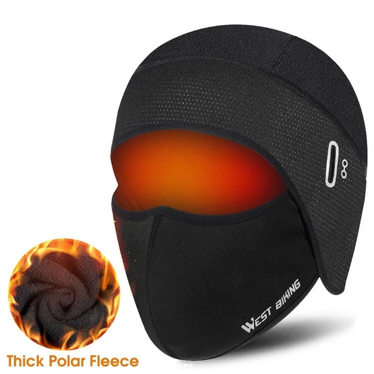 Balaclava invernale calda, in pile, antivento 3/4
