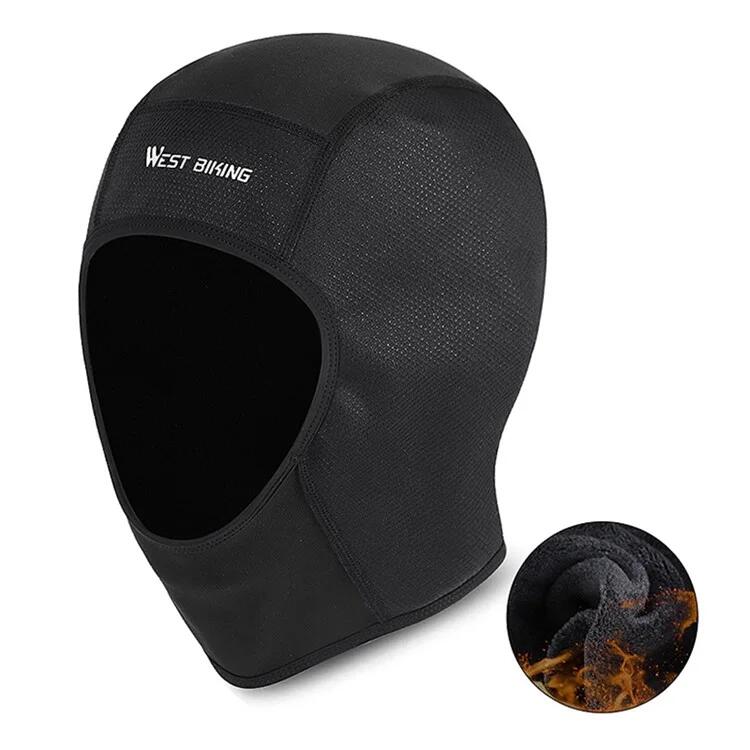 Boné estilo skull em fleece, corta-vento, térmico e funcional como um cachecol