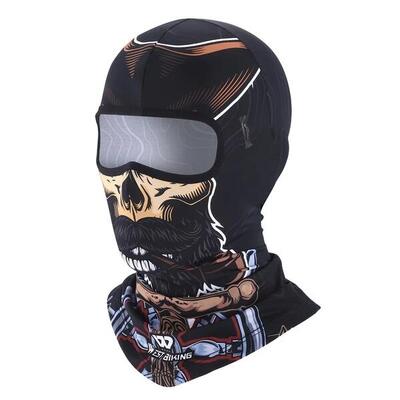 Magische zomer sjaal, anti-uv nekwarmer van ijzijde met piratenprint