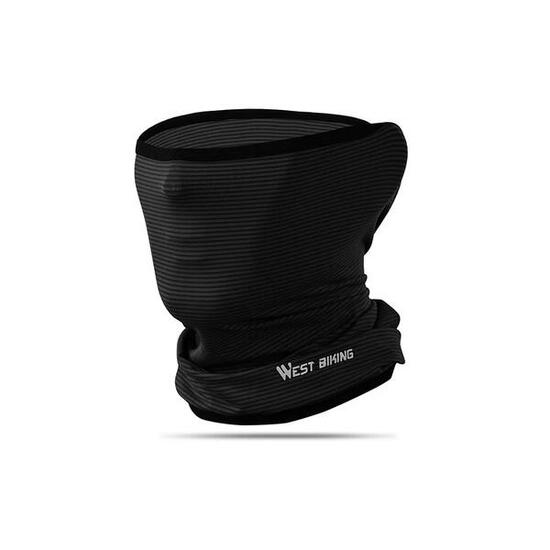 Cache-cou visage été protection solaire UV en soie glacée