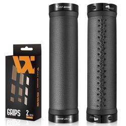 Gaine de Poignée de Guidon Antidérapante Cuir Souple