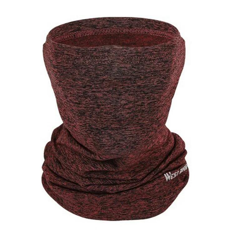 Balaclava de inverno quente, vermelho, em fleece