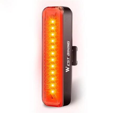 Wiederaufladbarer LED-Rücklicht für Fahrräder 400mAh