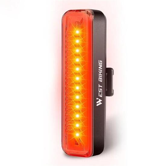 Wiederaufladbarer LED-Rücklicht für Fahrräder 400mAh