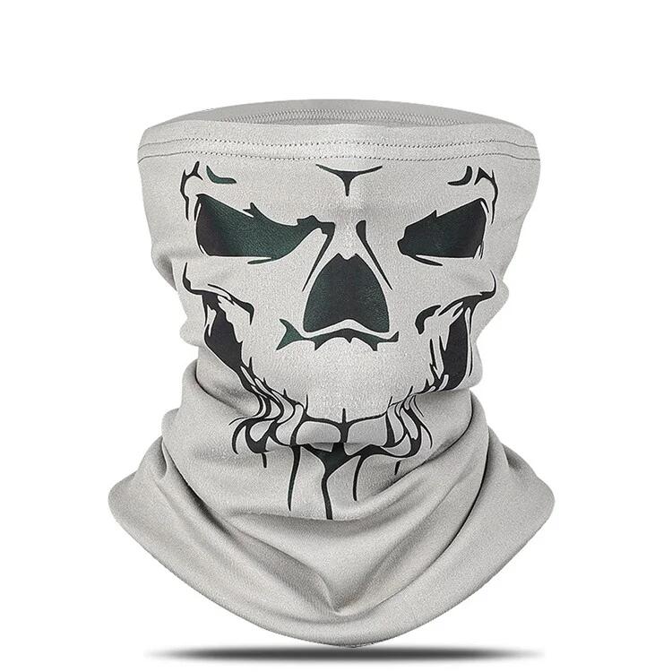 Reflektierender Halswärmer, Fleece, winddicht, Balaclava, grau 2/2
