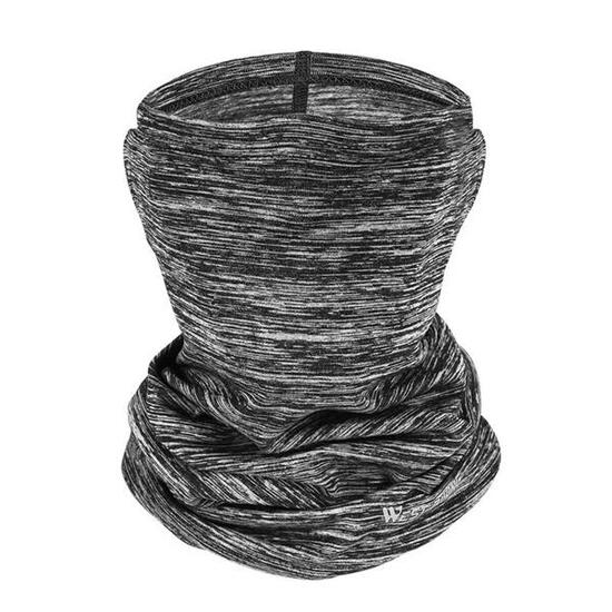 Passamontagna invernale caldo grigio chiaro in pile