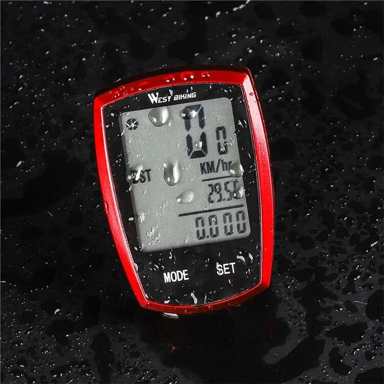 Velocimentro per bicicletta digitale LED con cronometro 4/5