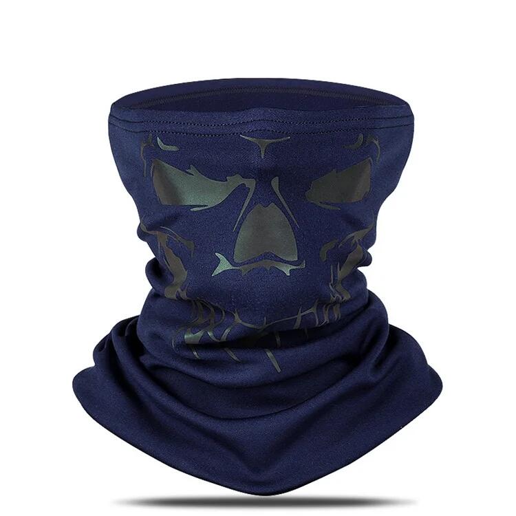 Cachecou Réfléchissant Couvrecou Polaire Coupe Vent Balaclava Bleu 2/2
