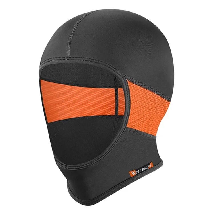 West Biking - Bonnet D'Été En Soie Glacée Anti Uv Cagoule Noir/orange - Bonnet - Orange - Taille Unique - Decathlon
