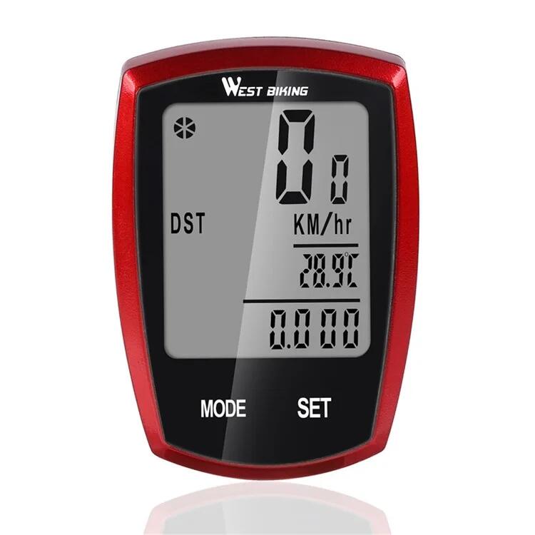 Velocimentro per bicicletta digitale LED con cronometro 3/5
