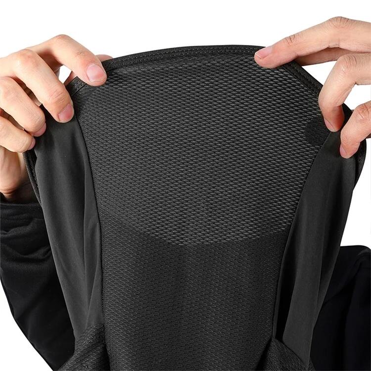 Cachecou de de Pêche en Soie Glacée Anti UV Noir 5/5