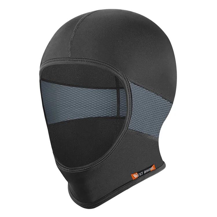 West Biking - Bonnet D'Été En Soie Glacée Anti Uv Cagoule Noir/gris - Bonnet - Gris - Taille Unique - Decathlon