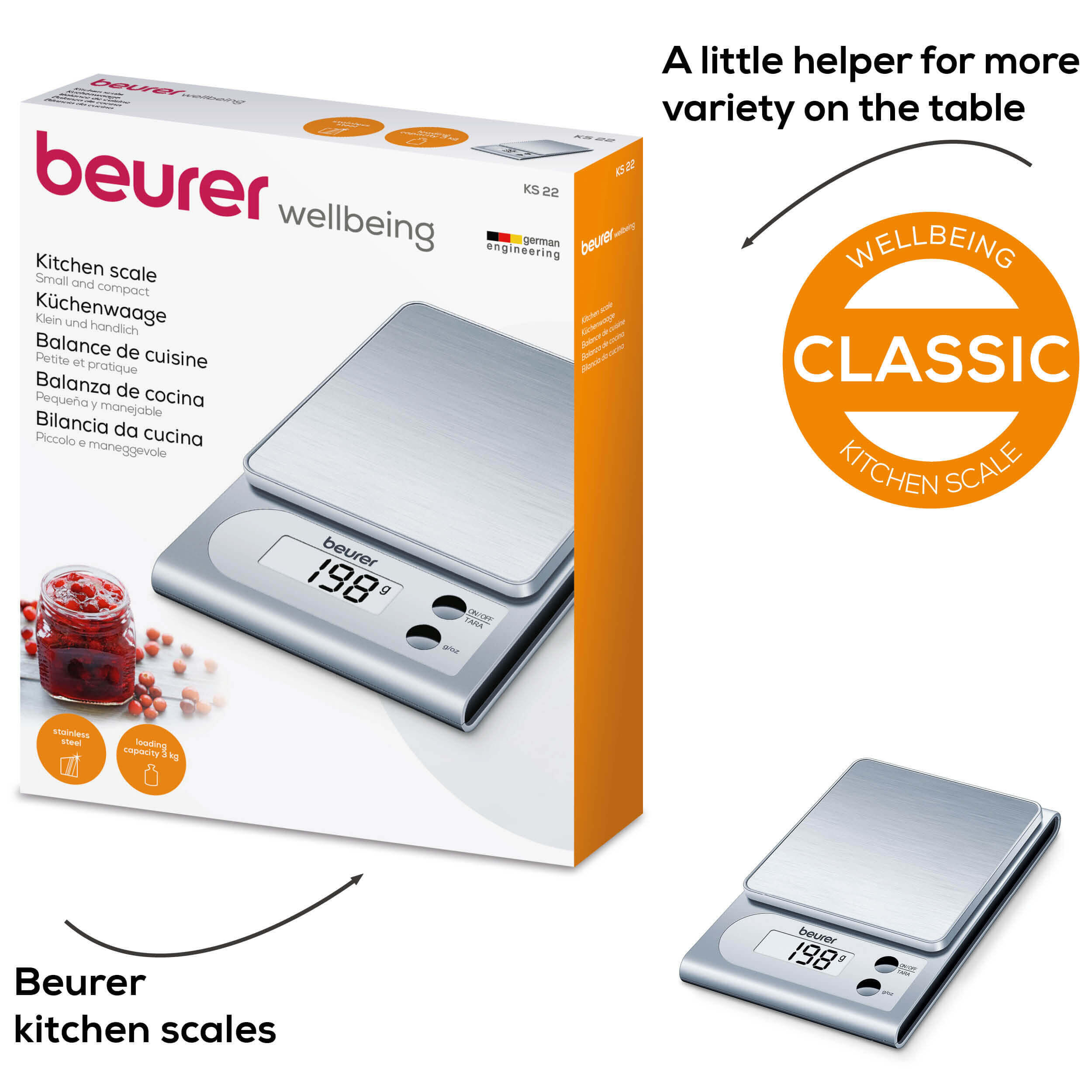 Balance de cuisine Beurer KS 22 6/6