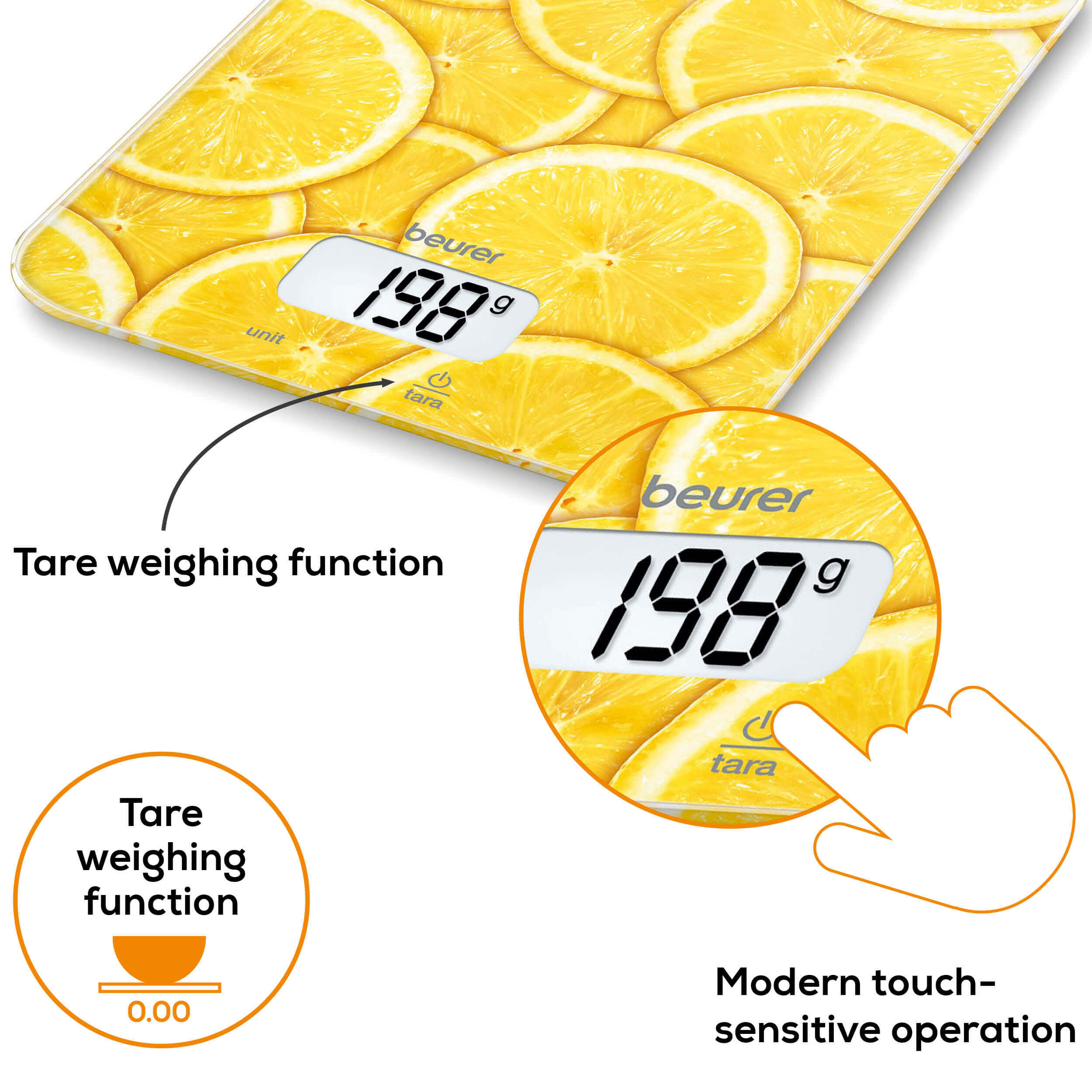 Balance de cuisine Beurer KS 19 lemon 2/6