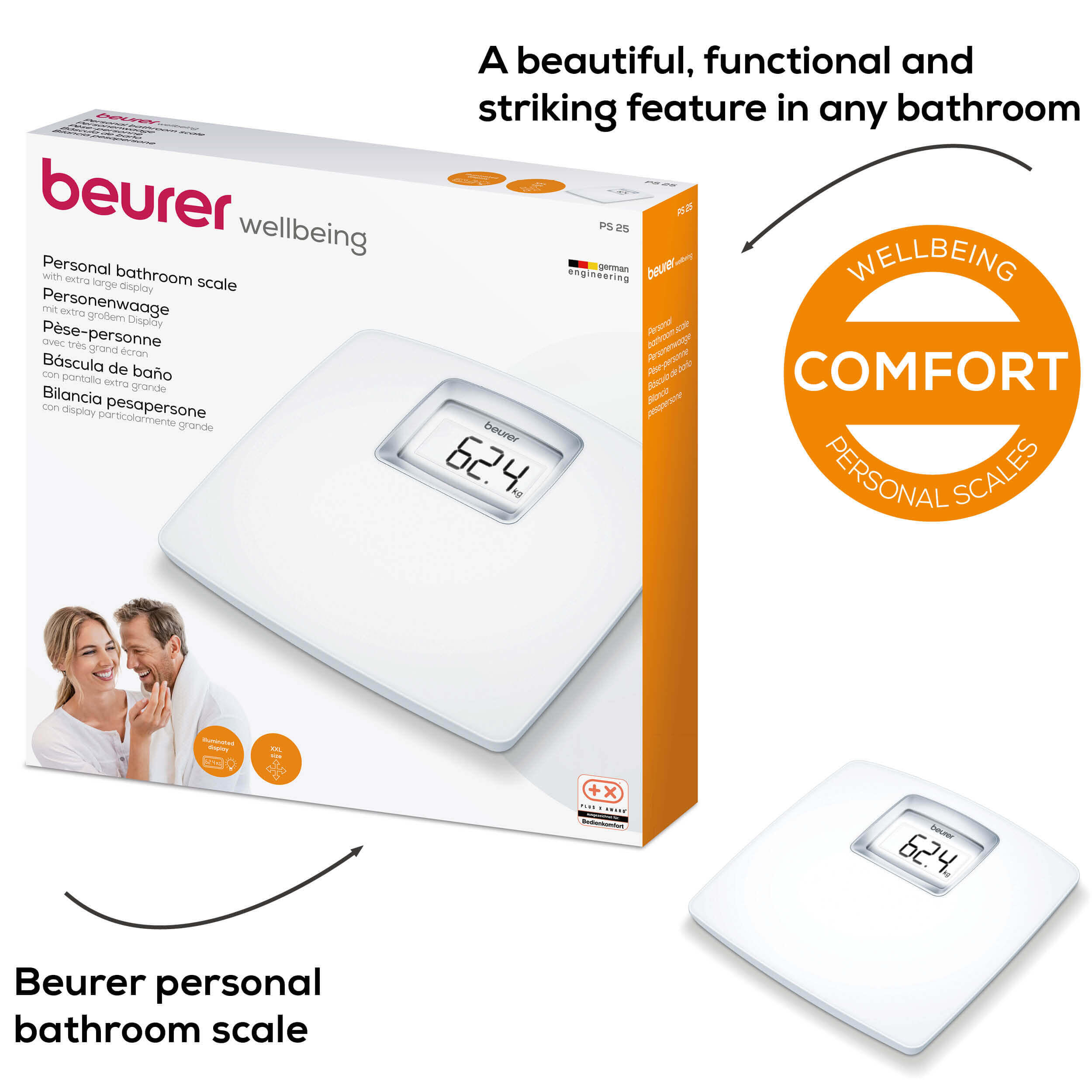 Pèse-personne avec écran XXL Beurer PS 25 7/7