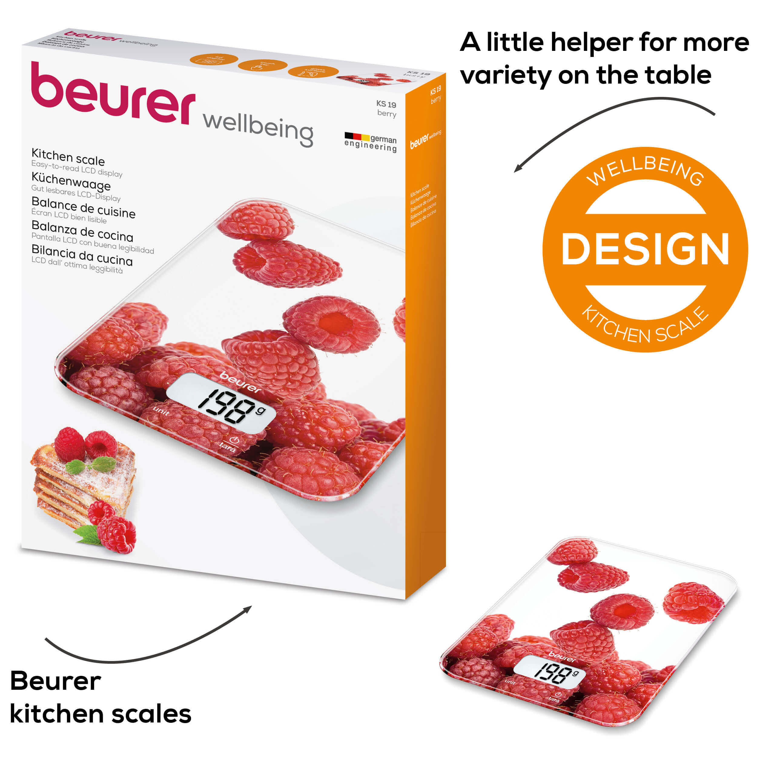 Bilancia per alimenti KS 19 Berry 6/6
