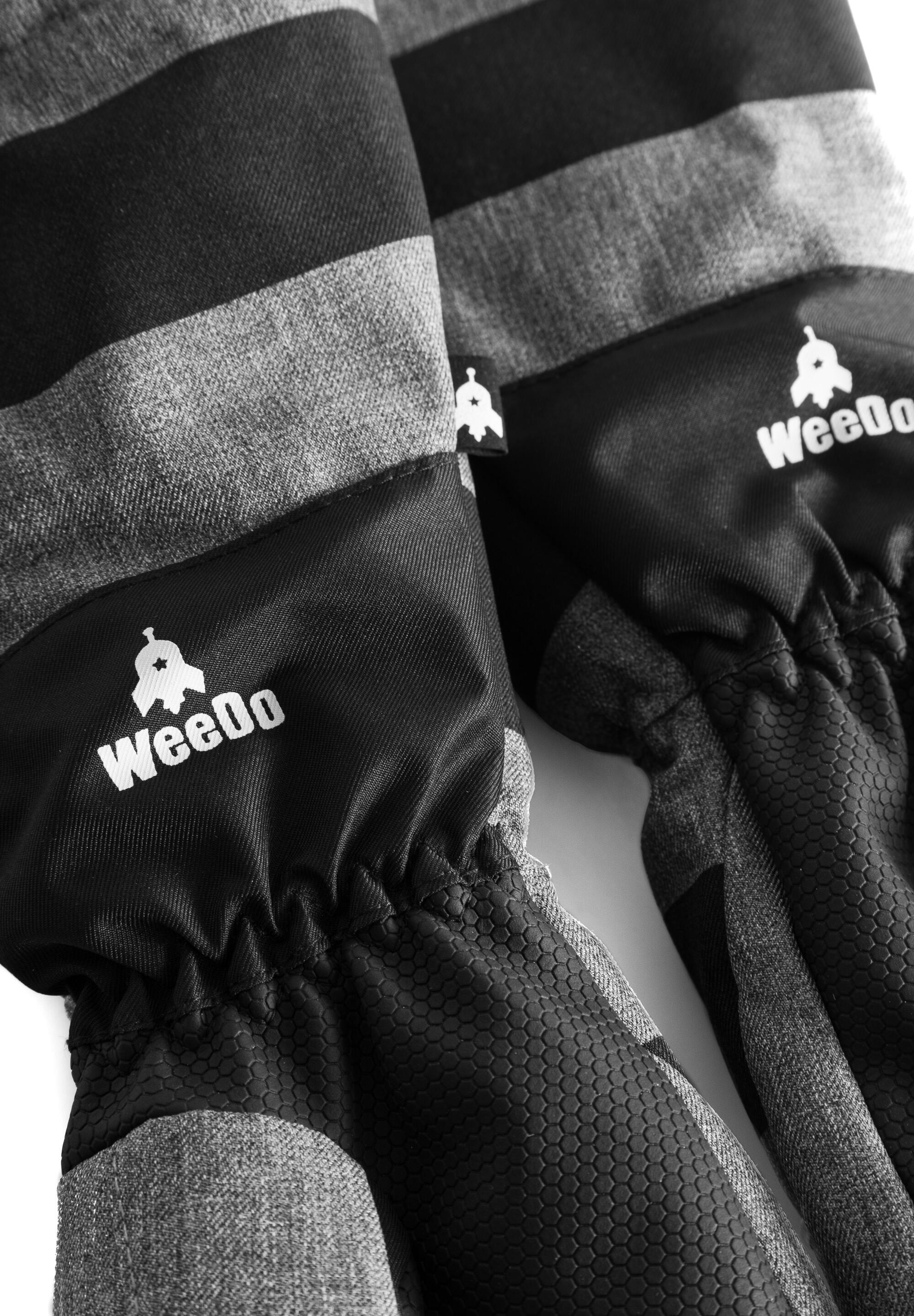 Moufles RACOONDO gris respirant réfléchissant imperméable 2/3