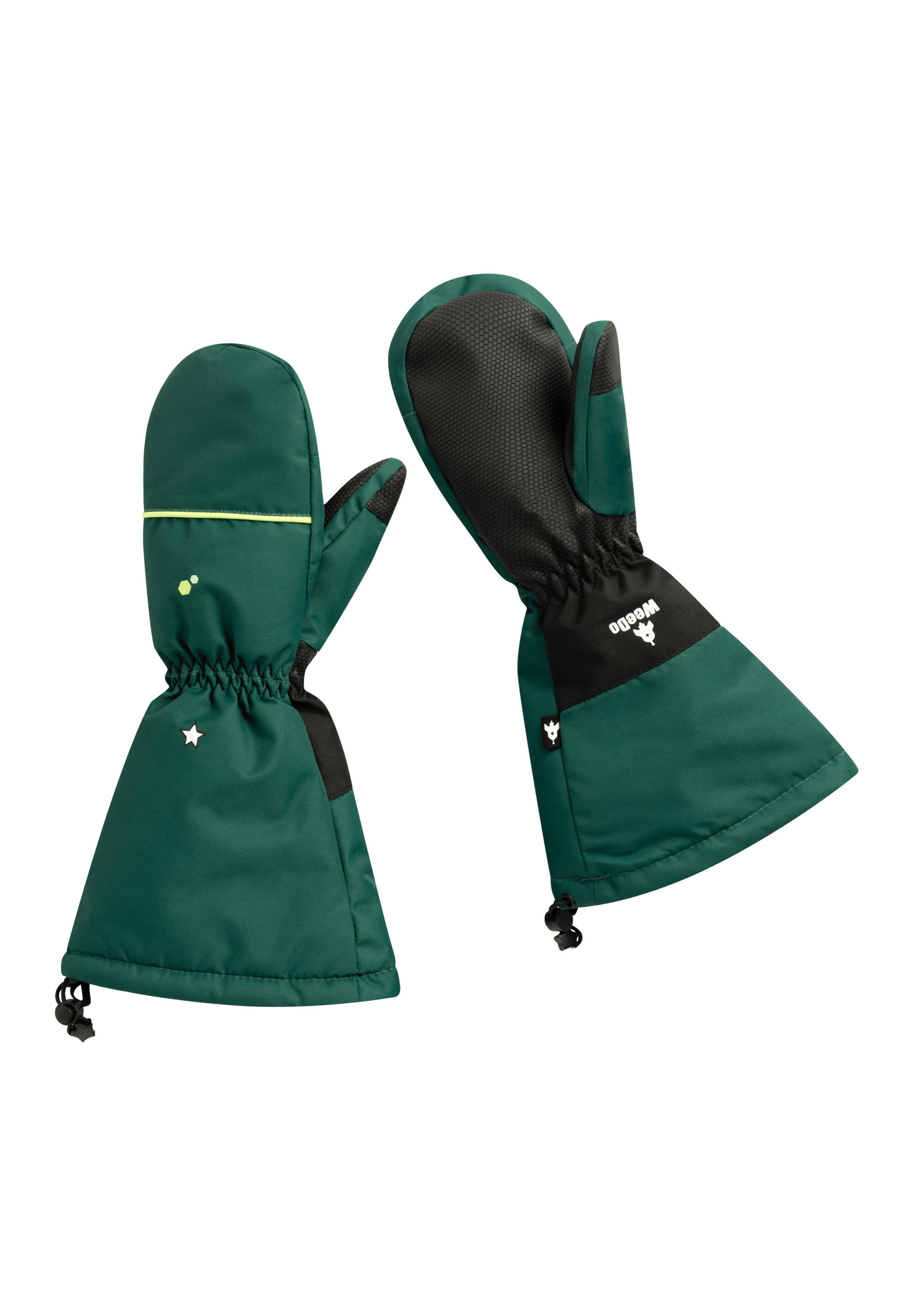 WEEDO FUNWEAR Wanten BOMONDO groen waterdicht