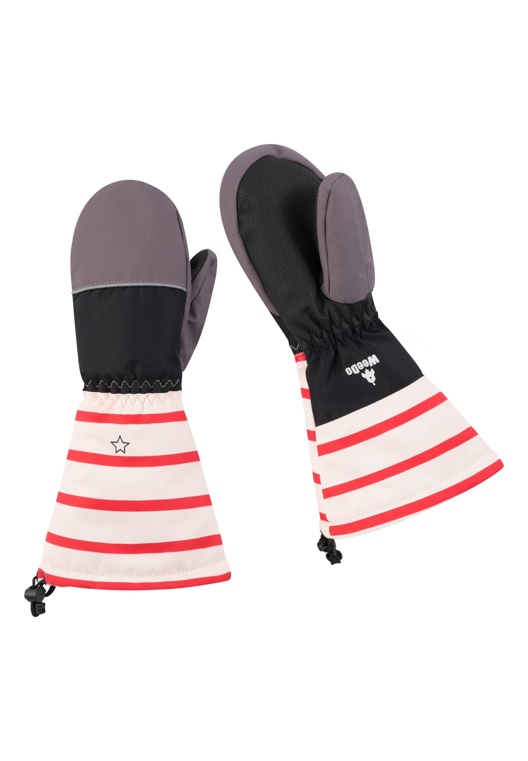 WEEDO FUNWEAR Handschoenen HOOKDO Pirat zwart ademend reflecterend waterdicht