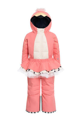 Schneeanzug FLAMINGDO pink wärmend wasserdicht