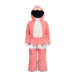 Combinaison de neige FLAMINGDO rose réchauffement imperméable