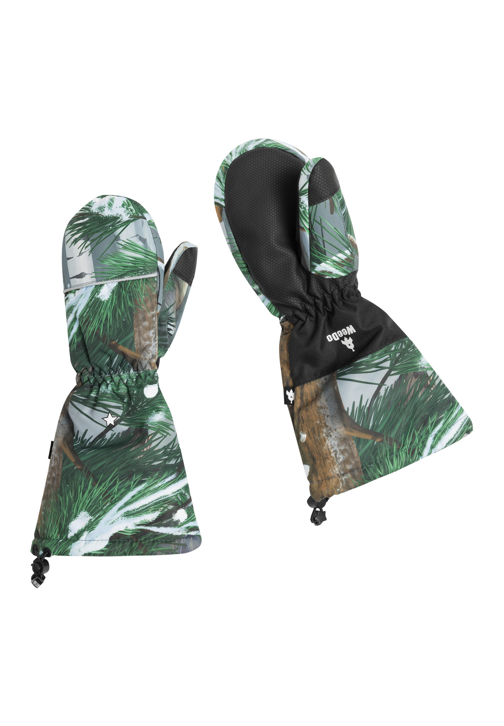 WEEDO FUNWEAR Wanten COSMO WOODS groen ademend reflecterend waterdicht