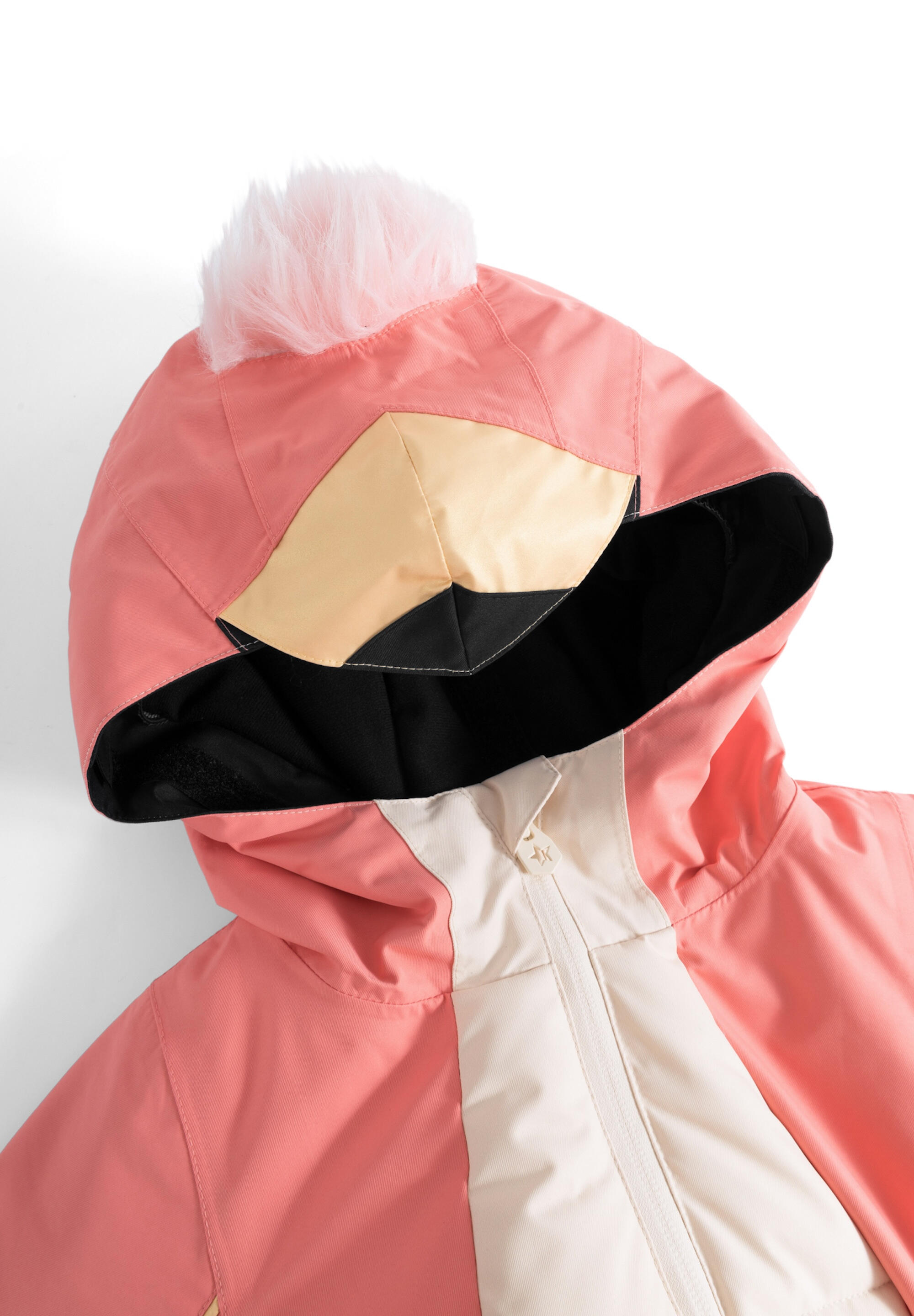 Combinaison de neige FLAMINGDO rose réchauffement imperméable 5/5