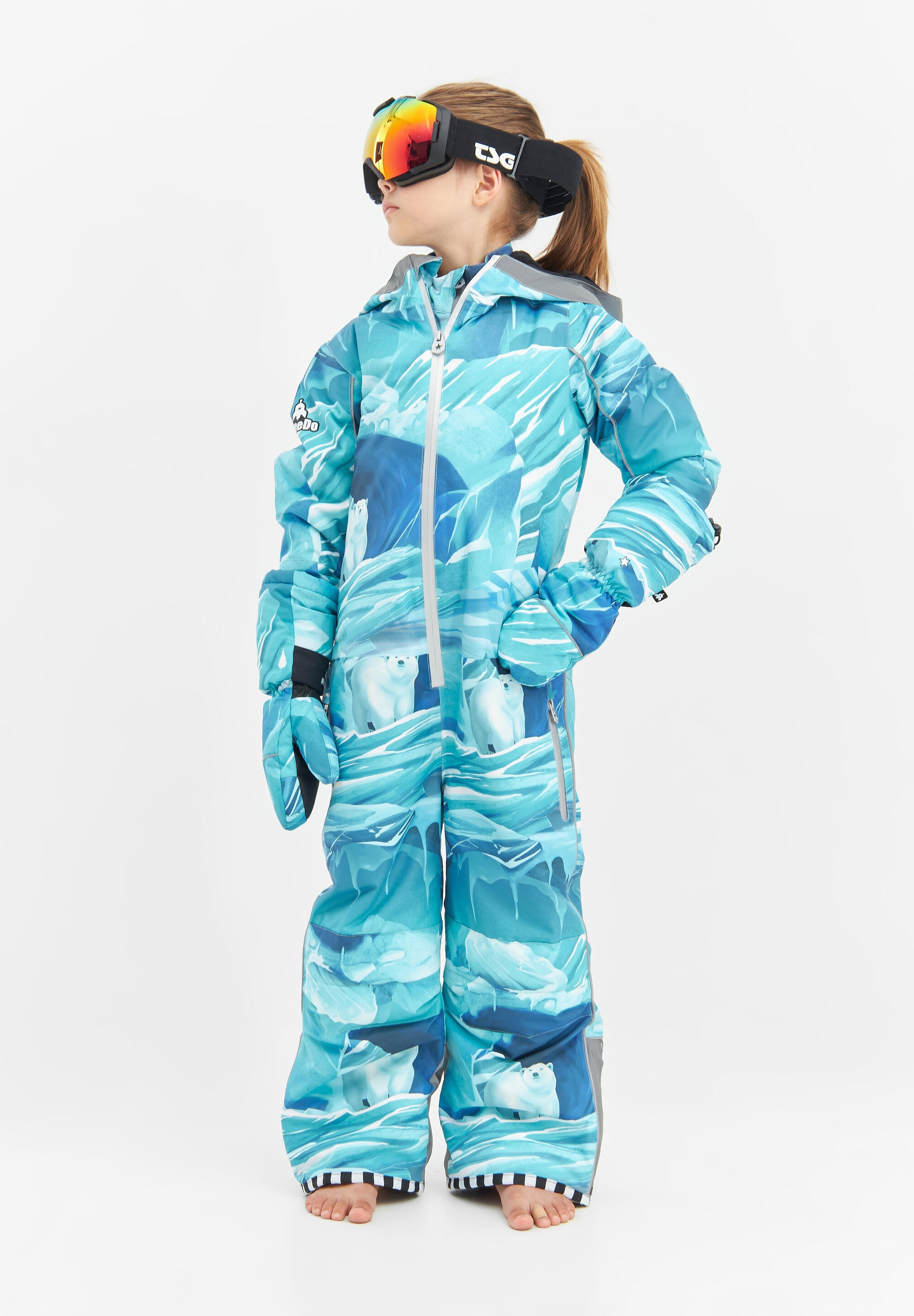 Combinaison de neige COSMO ICE multicolore réchauffement imperméable 3/5