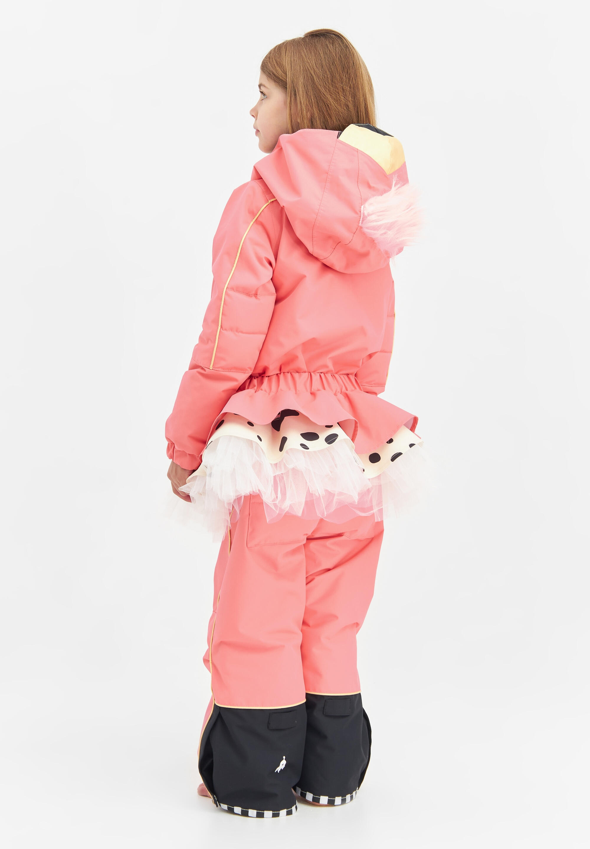 Combinaison de neige FLAMINGDO rose réchauffement imperméable 4/5
