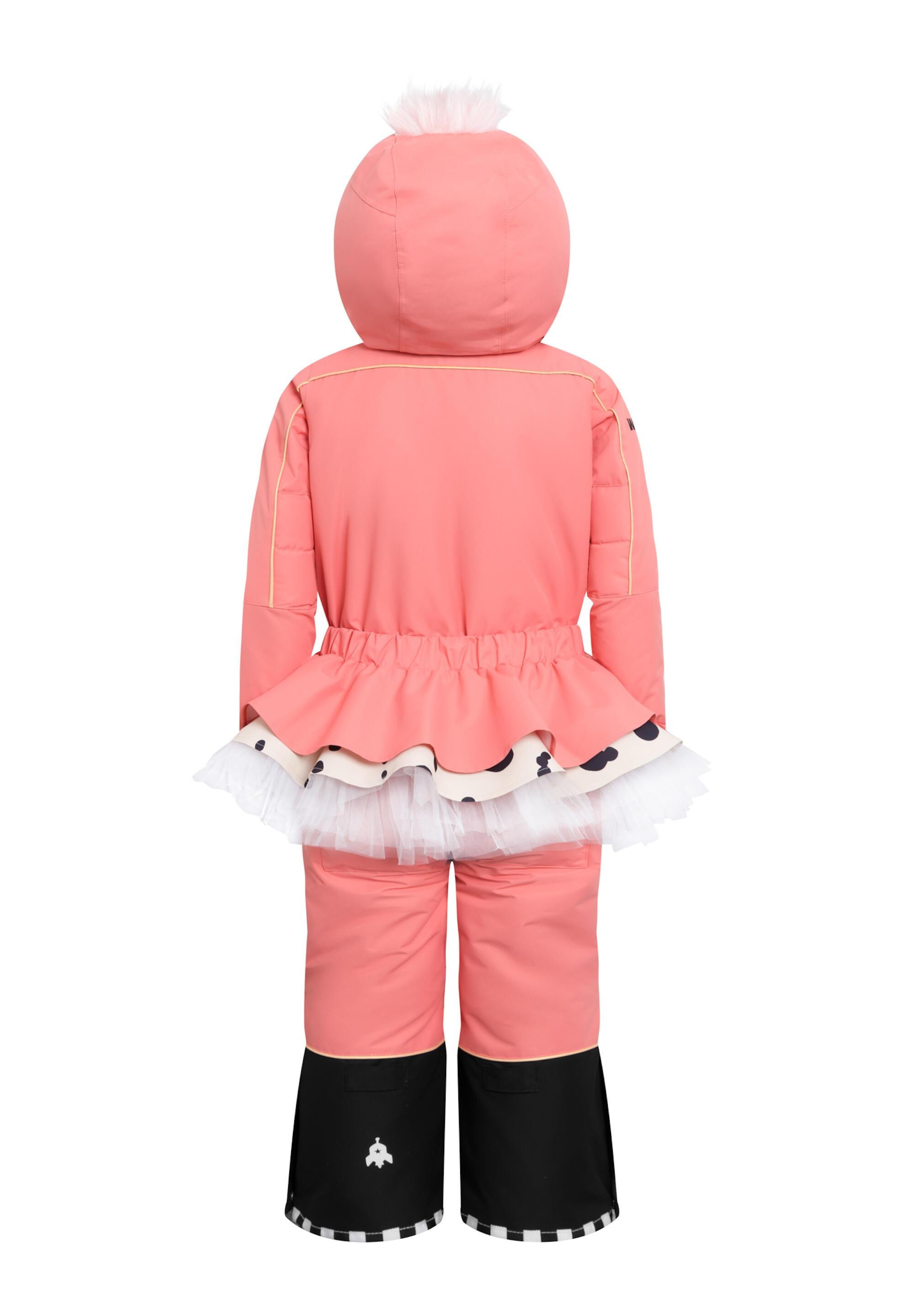 Combinaison de neige FLAMINGDO rose réchauffement imperméable 2/5
